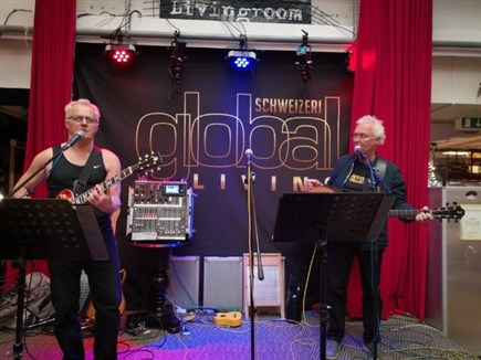 Clas och Christia Weiberg, Börje Berglin på Global Living, Västerås
